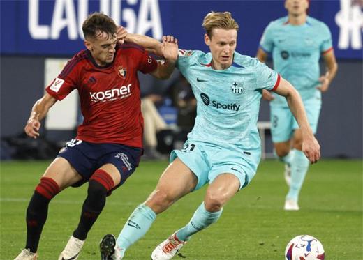 巴萨2-1奥萨苏纳