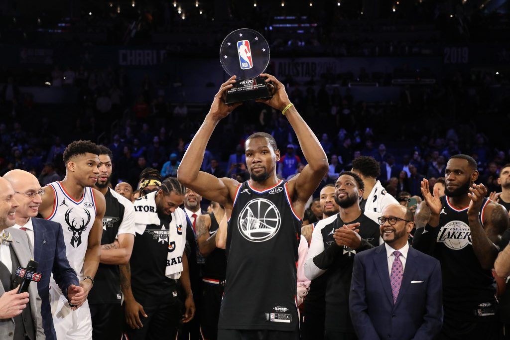 杜兰特为2019年全明星赛MVP